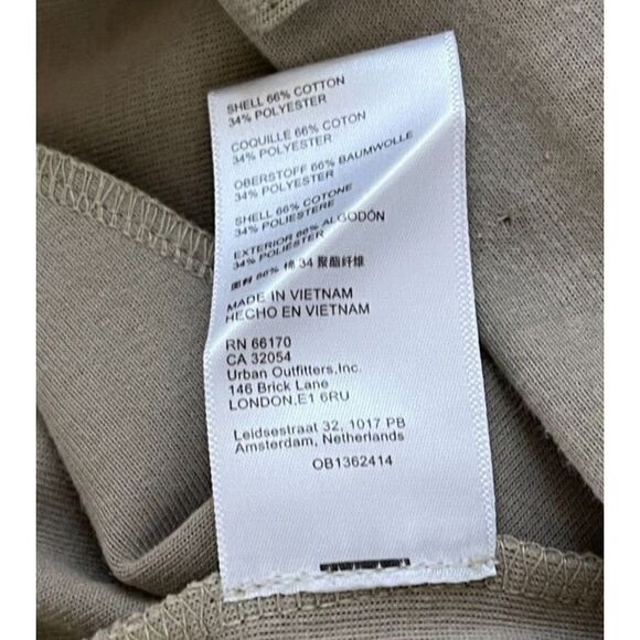 URBAN OUTFITTERS Isabella Ponte High Waist Flare Pants Womens Sz Medium Taupe - Picture 5 of 8